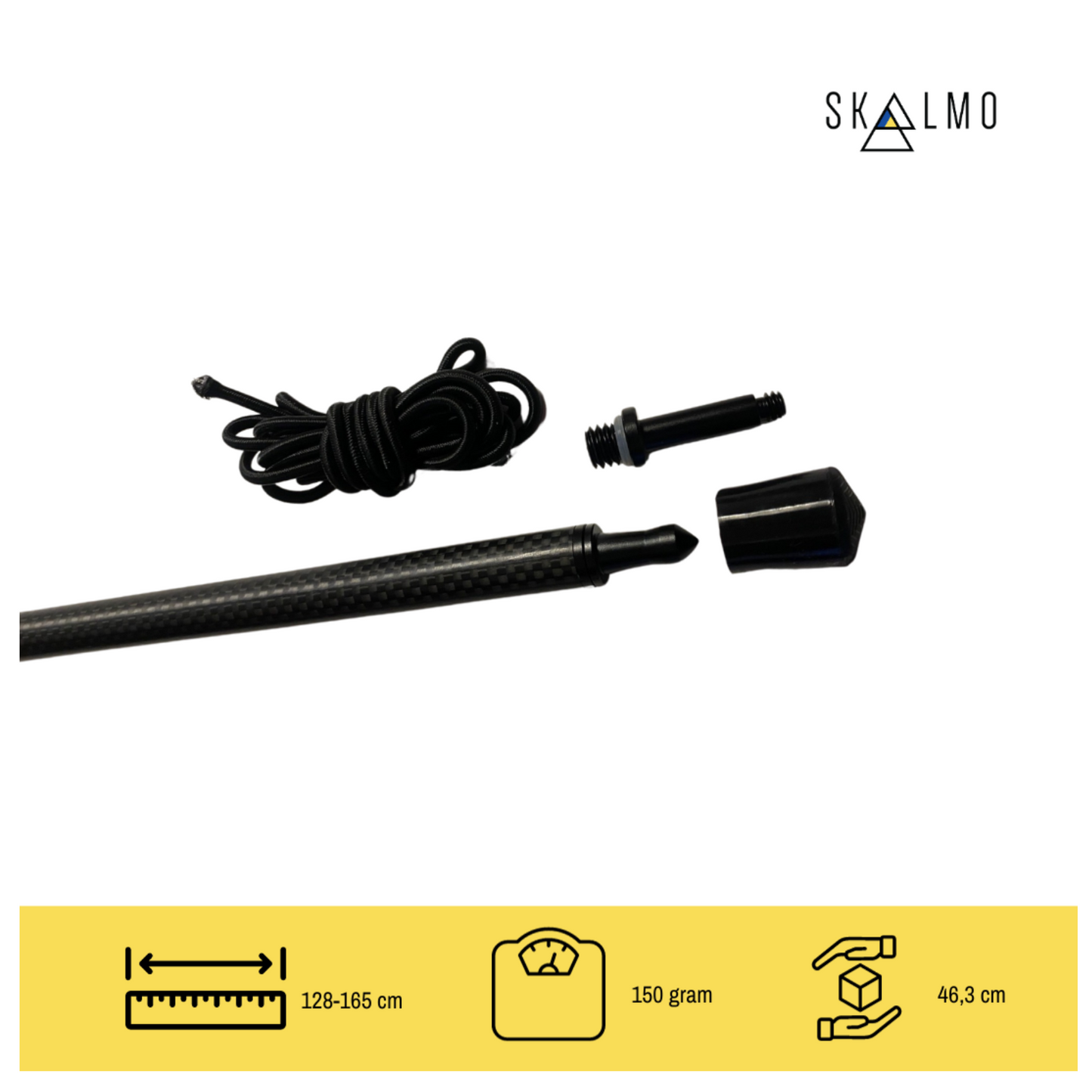 Skalmo - Carbon tent Pole 128-165 cm